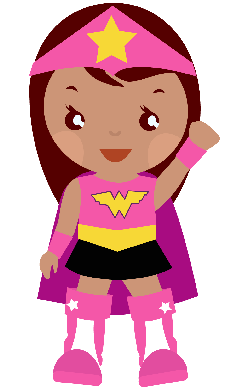Girl Super Hero Clip Art - Free Clipart Images