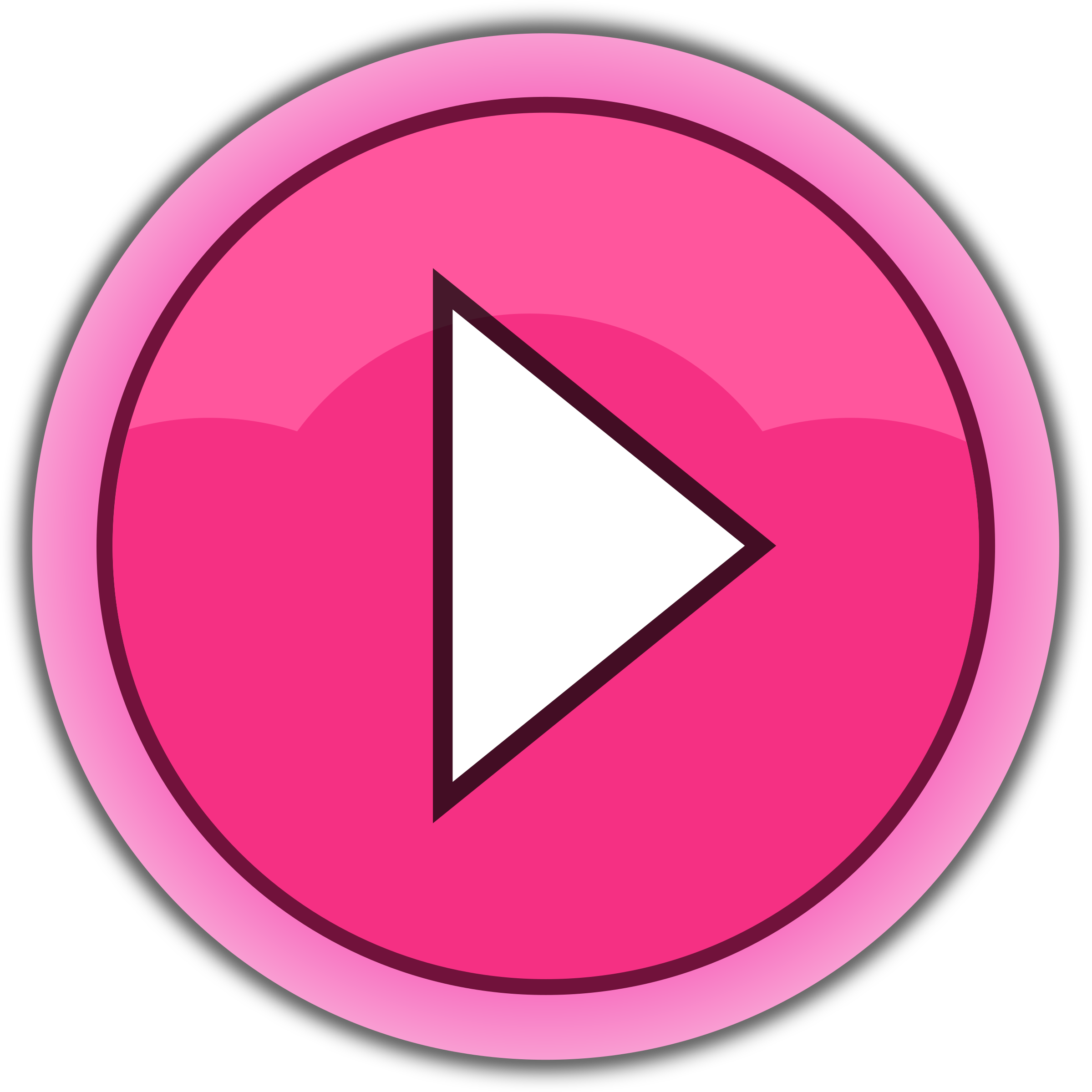 Clipart - pink button play