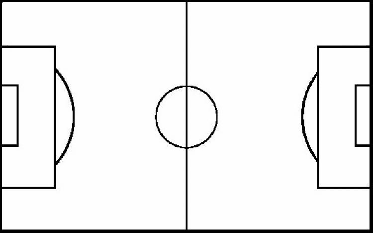 Download Football Pitch Drawing Black And White Gif