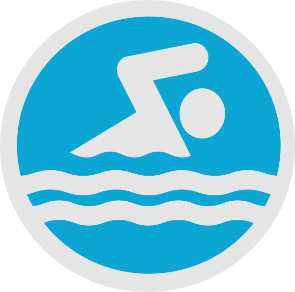 Swim logo clipart