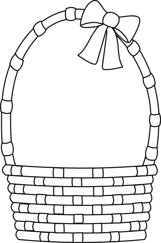 Large Easter Basket Template Printable Printable Templates