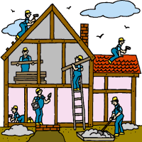 free clipart house builder - photo #10