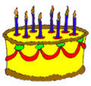 Birthday cake clipart free