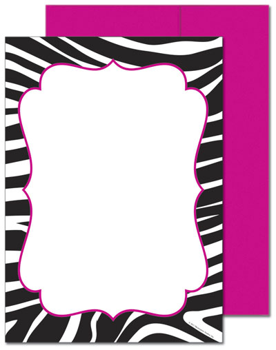 Zebra Print Border Template | Free Download Clip Art | Free Clip ...