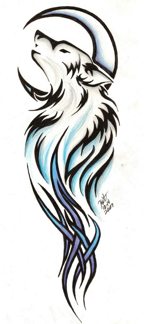 Tribal Wolf Tattoos | Tribal Wolf ...