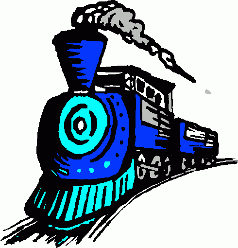 free animated train clipart - photo #21