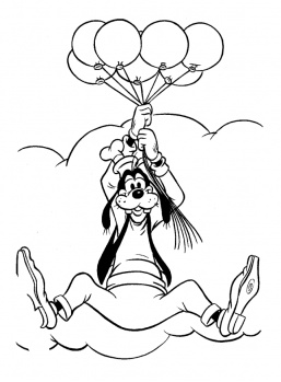 Happy on the Clouds coloring page | Super Coloring