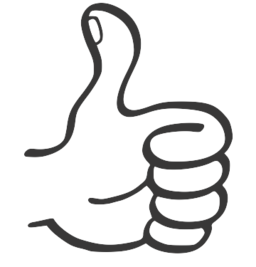 Thumbs Up Clipart Outline JPG Image
