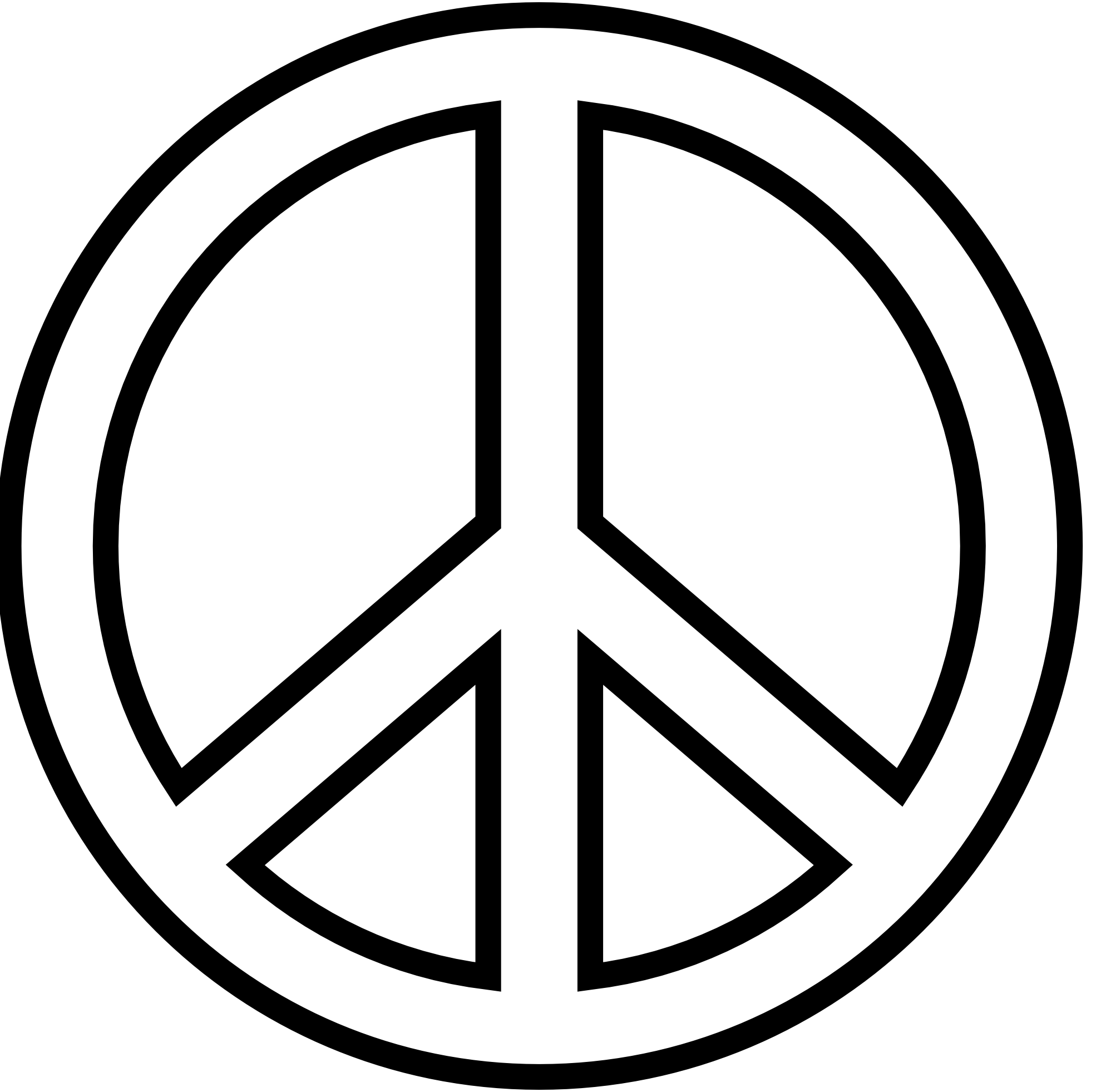 6 Best Images of Large Peace Sign Printable - Peace Sign Symbol ...