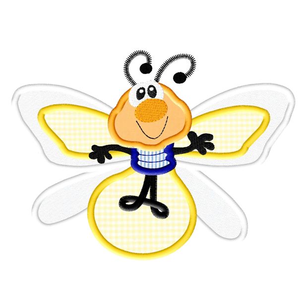 cute lightning bug clipart