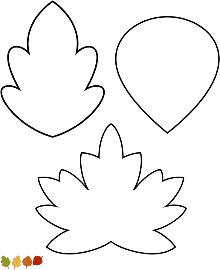 Best Photos of Tree Outline Printable With Leaves - Leaf Outline ...