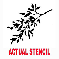 Tree branch stencil for murals and wall decor. Sturdy 12 mil ...