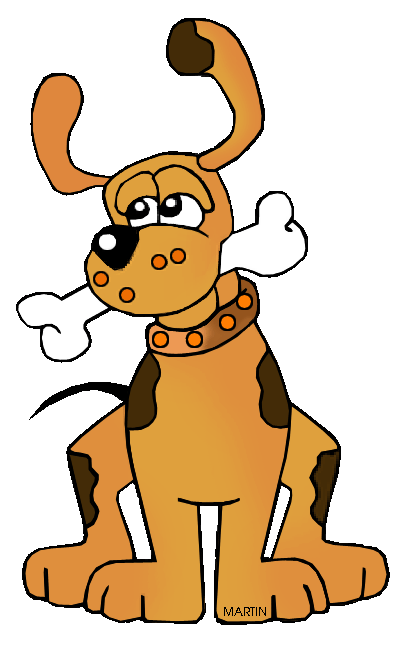 Funny dog clip art