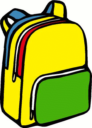 School backpacks clipart