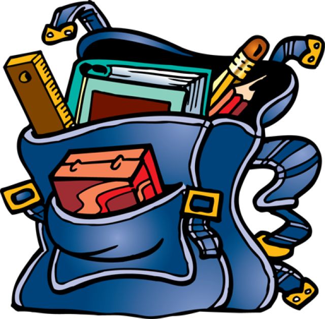 clipart picture of school bag - photo #25