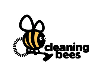 Logopond - Logo, Brand & Identity Inspiration (Cleaning Bees)