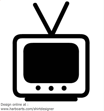 Download : Television Icon - Vector Graphic