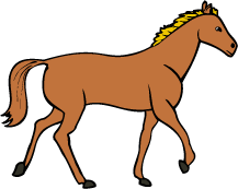Classic Horse Cartoon Horse Clip Art walk « « Classic Horse