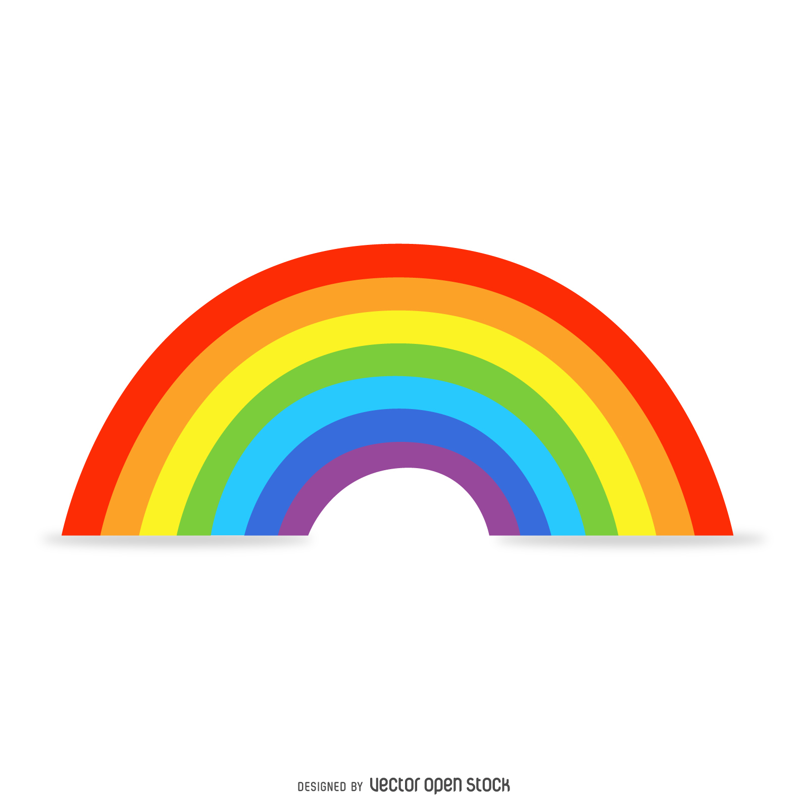 free clip art of rainbow - photo #16