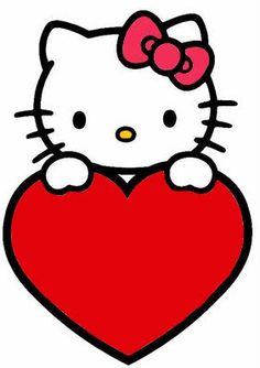 Hello Kitty With Hearts - ClipArt Best