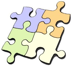 4 Piece Jigsaw Pieces - ClipArt Best