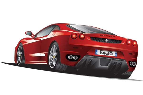 Ferrari Car Vector vector graphic | creaTTor