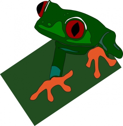 Download Red-eye Frog clip art Vector Free