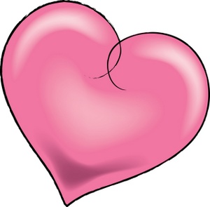 Heart Clipart Image - Pink Heart Graphic