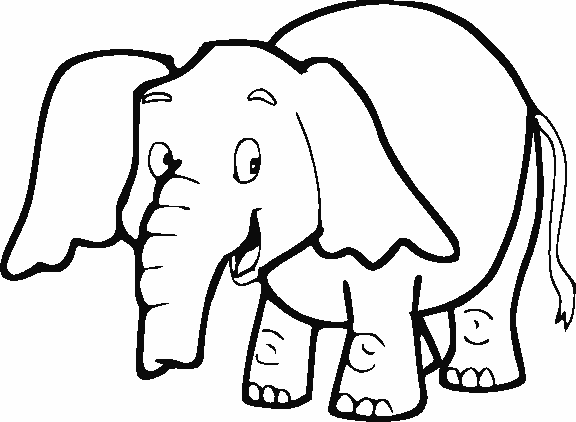 Elephant coloring page you can print and color - ClipArt ...