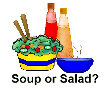 Salad Clip Art - Salads and Soup With Titles