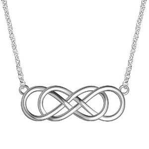 Large Double Infinity Symbol Charm and Chain, Best ...