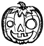 Free Jack-o-Lantern Pumpkin Halloween Clip Art, Page 1 - mothergoose.
