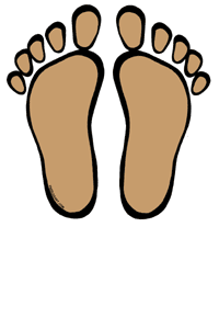 Free LDS Footsteps Clipart