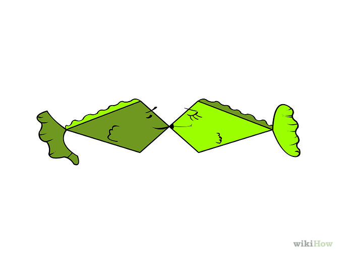 How to Draw Cartoon Kissing Fish: 17 Steps (with Pictures)
