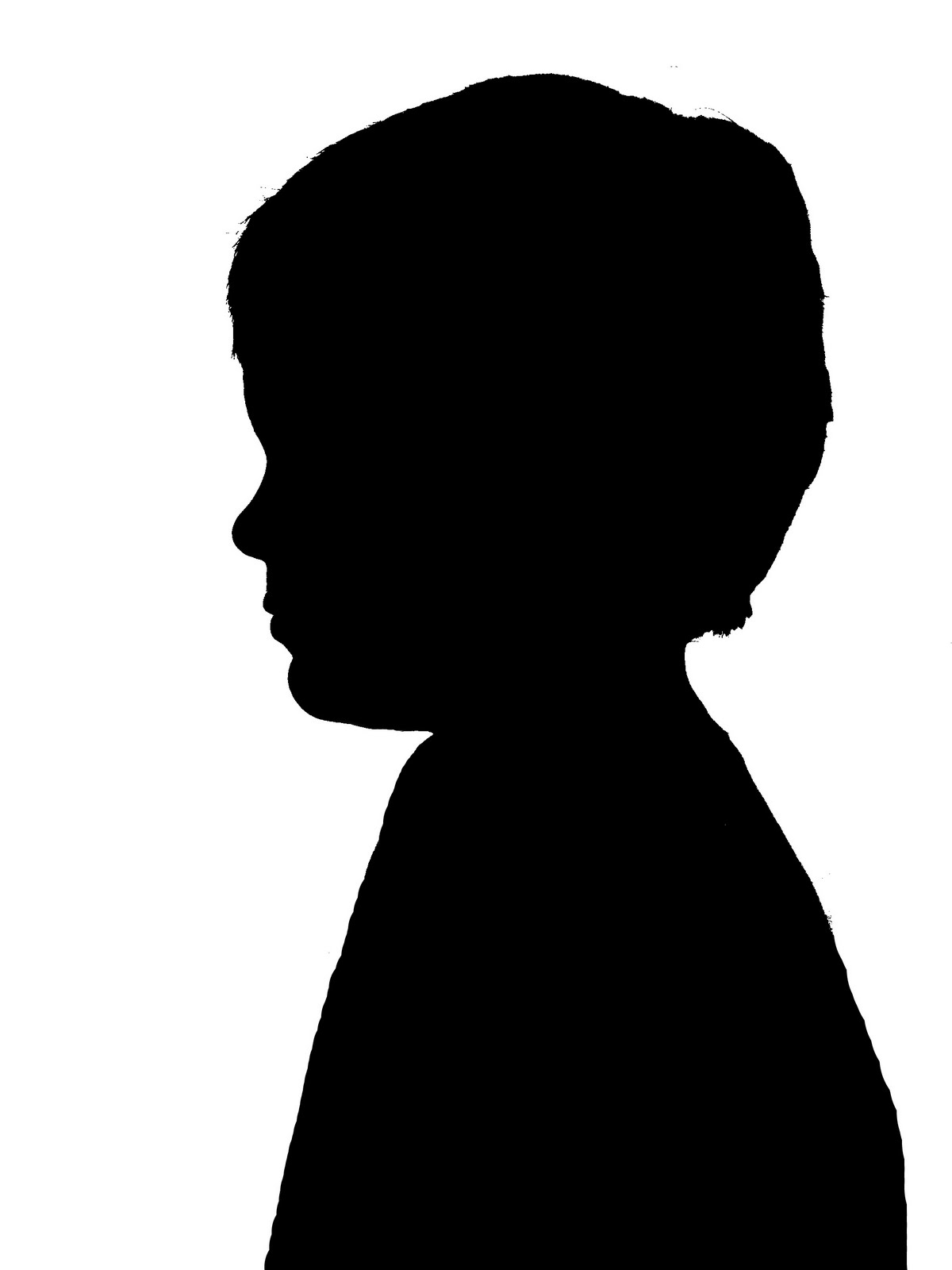 Side Profile Head Outline - ClipArt Best