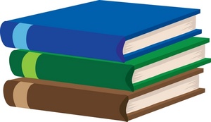Textbooks Clipart Image - Pile of School Books