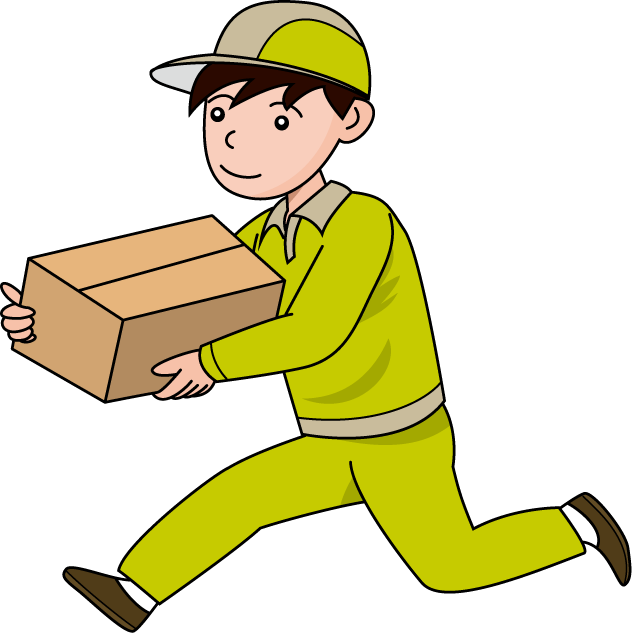delivery man clip art free - photo #17