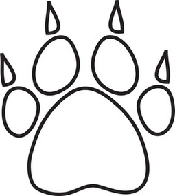 Dog Paw Print Template Clipart - Free to use Clip Art Resource