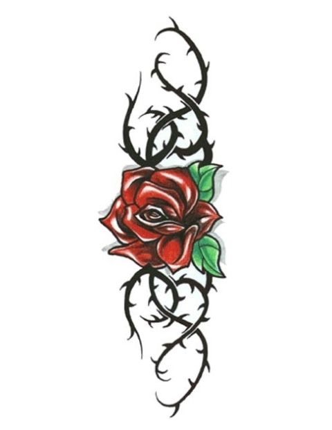 Thorn Tattoo | Inner Wrist Tattoos ...