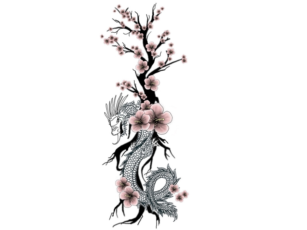 Tattoo Blossom Designs Deviantart More Like Cherry Blossom Tattoo ...