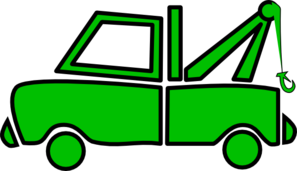 Green Tow Truck Clip Art - vector clip art online ...