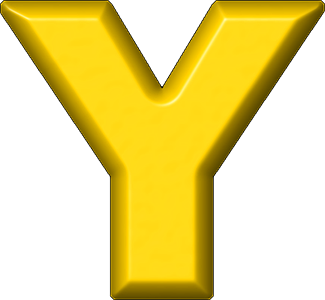 Letters Of Y In Yellow - ClipArt Best