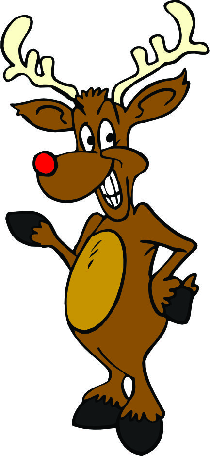 free cartoon reindeer clipart - photo #31