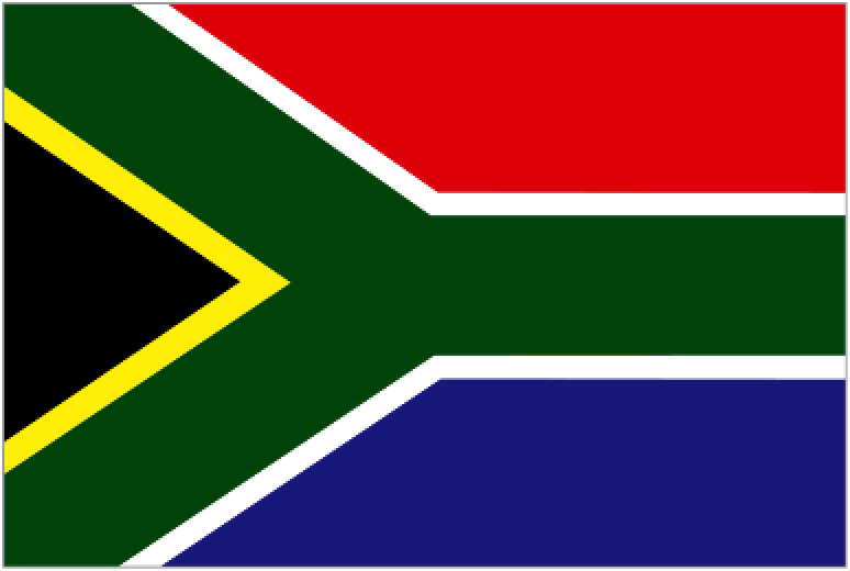 South Africa Flag Clipart