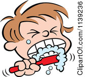 Girl Brush Teeth Clipart - Free Clipart Images