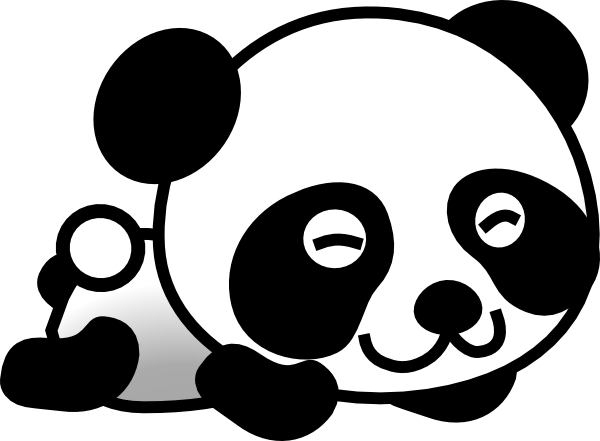 Panda clipart head