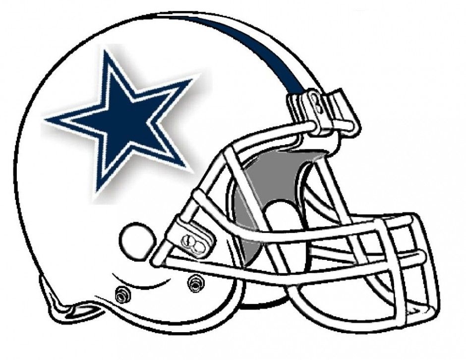 NFL Football Helmet Coloring Pages - AZ Coloring Pages
