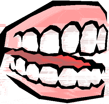 Cartoon Teeth Clipart