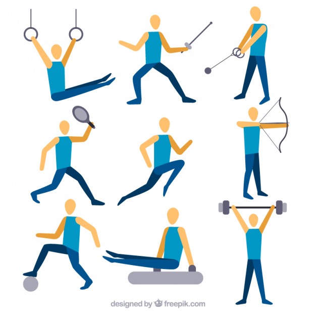 Collection of person doing sports Vector | Free Download
