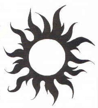 Sun Designs | Sun Moon, Tribal Sun ...